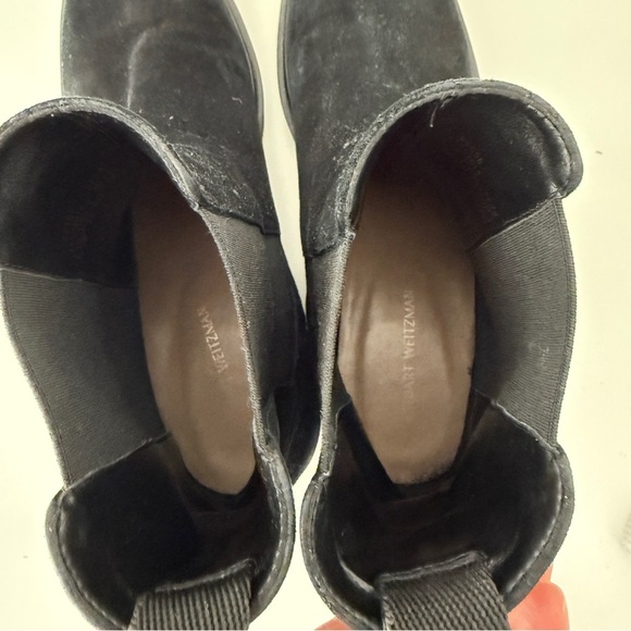 Stuart Weitzman Henley Suede Leather Chelsea Ankle Boot 7.5 - Picture 8 of 13